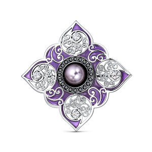 Брошь из серебра