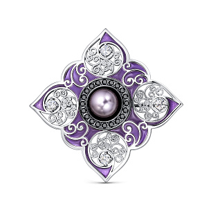 Брошь из серебра