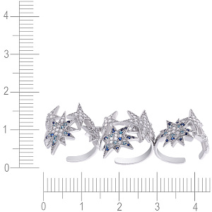 Кольцо из серебра с фианитом