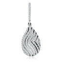 Подвеска из белого золота с бриллиантами