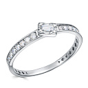 Кольцо из платины с бриллиантами