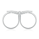 Кольцо из серебра с фианитом