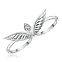 Кольцо из серебра с фианитом