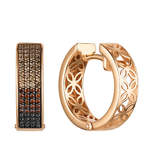 Конго из красного золота с бриллиантами