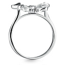 Кольцо из серебра с фианитом