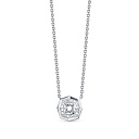 Колье из белого золота с бриллиантами