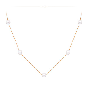 Колье из красного золота