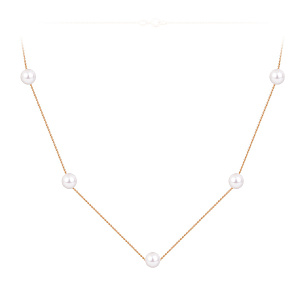 Колье из красного золота