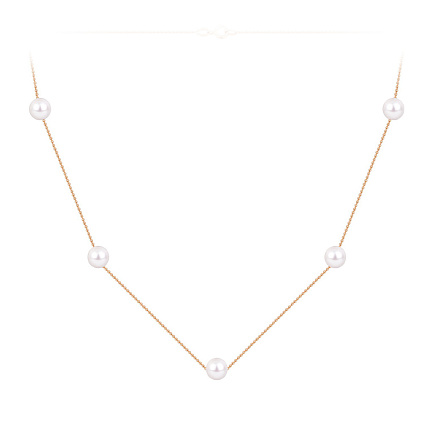 Колье из красного золота