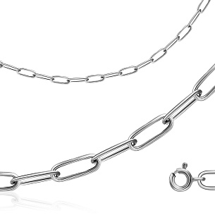 Цепь декоративная из серебра