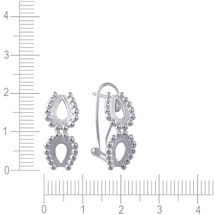 Серьги из серебра