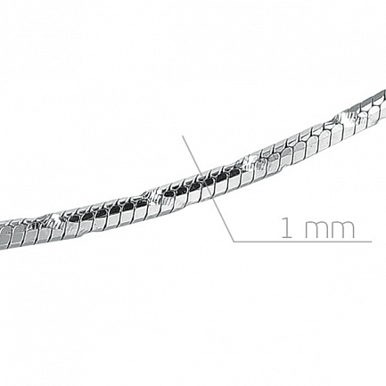 Цепь автомат из серебра