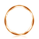 Кольцо из красного золота с фианитами Сваровски