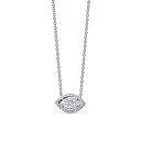 Колье из белого золота с бриллиантами