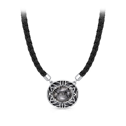 Колье из серебра