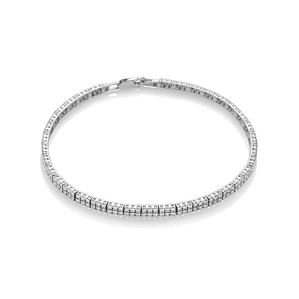 Браслет из белого золота с бриллиантами