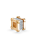 Подвеска из красного золота с бриллиантами