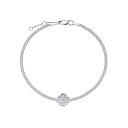 Браслет из белого золота с бриллиантами