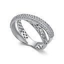 Кольцо из белого золота