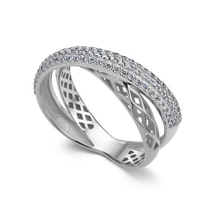 Кольцо из белого золота