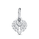 Подвеска из серебра с бриллиантом