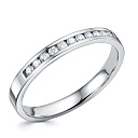 Кольцо из платины с бриллиантами