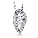 Колье из белого золота с бриллиантами, плетение якорное