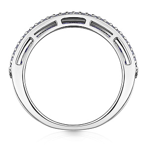 Кольцо из серебра с фианитом