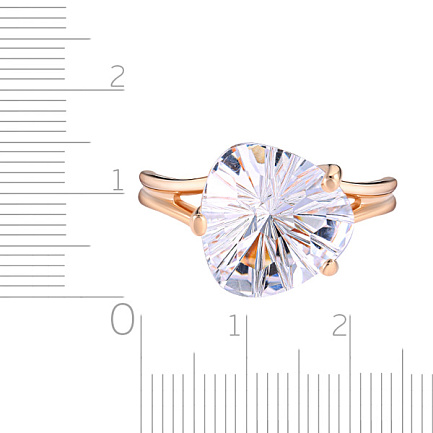 Кольцо из красного золота