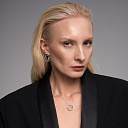 Подвеска из белого золота с бриллиантами