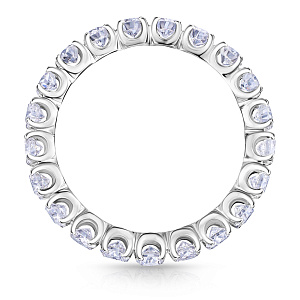 Кольцо из белого золота с бриллиантами