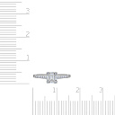 Кольцо из белого золота с бриллиантами