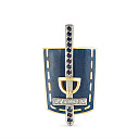 Подвеска из желтого золота с бриллиантами