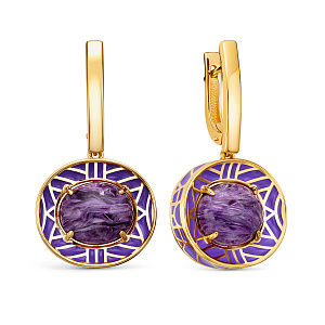 Серьги с английским замком 12-516-12990