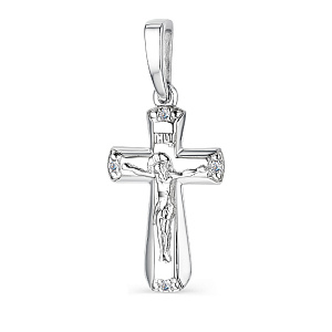 Подвеска из белого золота с бриллиантами