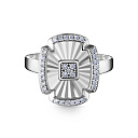 Кольцо из белого золота с бриллиантами