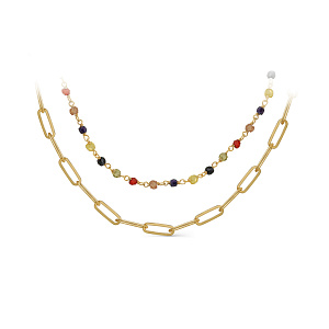 Колье из серебра