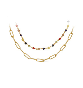 Колье из серебра