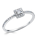 Кольцо из платины с бриллиантами