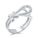 Кольцо из белого золота с бриллиантами