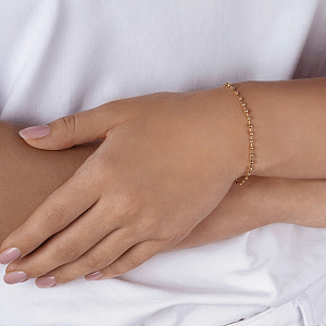 Браслет из желтого золота