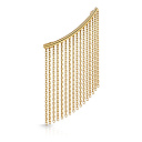 Брошь из желтого золота