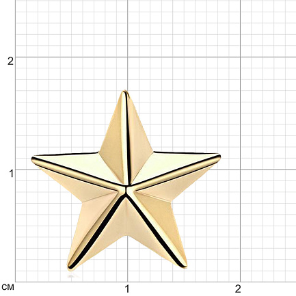 Булавка из серебра