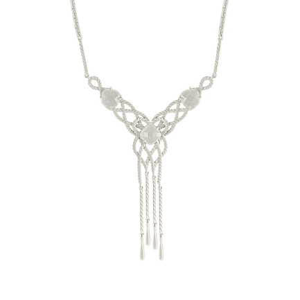 Колье из серебра с алпанитами