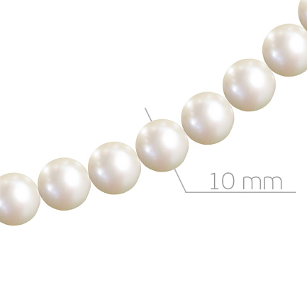 Бусы из красного золота с жемчугом