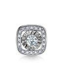 Подвеска из белого золота с бриллиантами