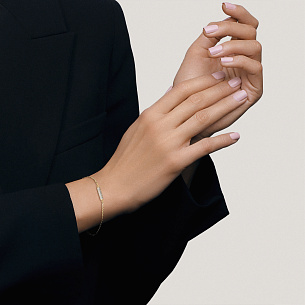 Браслет из желтого золота с бриллиантами