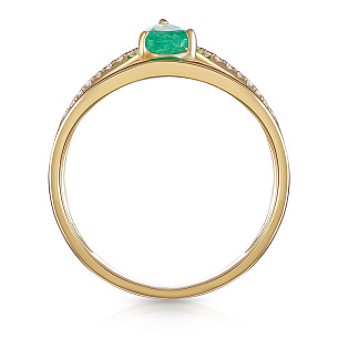 Кольцо из желтого золота