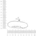 Браслет декоративный из серебра