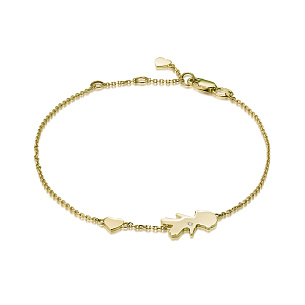 Браслет из золота с бриллиантом